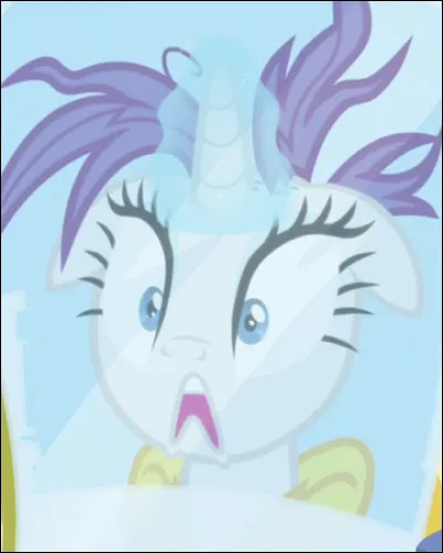 Dans quel épisode Rarity a-t-elle cette tête ?