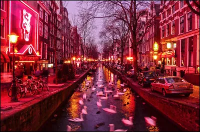 Quelle est cette ville, capitale des Pays-Bas, centre économique et financier du pays, ville libertine, célèbre pour son quartier rouge et ses coffee shops qui vendent légalement du cannabis ?