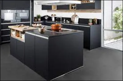 Comment appelle-t-on cet élément au centre pouvant être intégré dans une cuisine ?