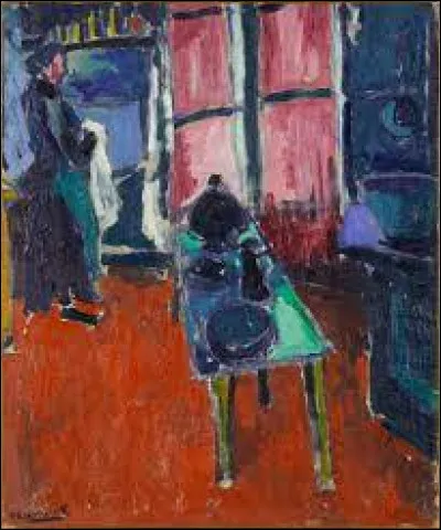 À quel peintre doit-on ce tableau intitulé "La Cuisine (Intérieur)" ?