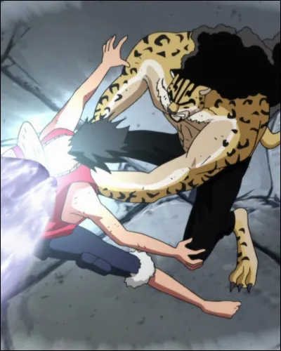 Quel est le nom de la technique des six pouvoirs que Lucci utilise contre Luffy ?