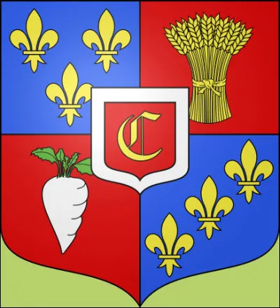 Pour une fois qu'il y a du monde au blason : blé, betterave, etc. Et pourtant, il n'y a pas ... !