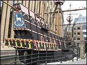 Bateau sur lequel Drake fit le tour du monde en 1580 ?