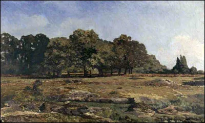 Qui a peint la lisière de la forêt de Fontainebleau ?