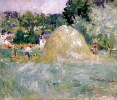 Qui a peint "Les Foins à Bougival" ?