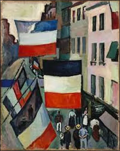 Représentant une rue du Havre un 14 juillet, ''La Rue pavoisée'' est un tableau exécuté en 1906 par un fauviste. De qui s'agit-il ?
