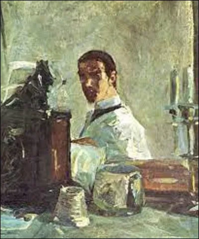 ''Autoportrait devant un miroir'' est une toile réalisée par un postimpressionniste entre 1882 et 1883. Qui s'est dépeint sur ce tableau ?