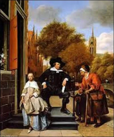 ''Le Maire de Delft et sa fille'' est un tableau réalisé par un baroque en 1655. Quel peintre a immortalisé cette scène ?