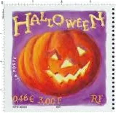 Ce timbre émis en 2001 est spécifique car :