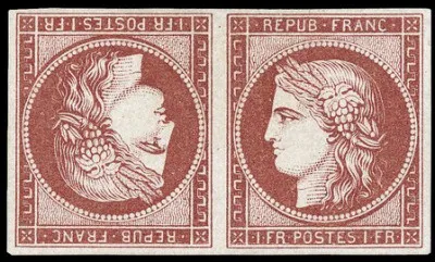 Un défaut d'impression ajoute de la valeur au timbre. Comment nomme-t-on ce défaut d'impression de l'image inversée sur cette série de ce Cérès de 1849 ?