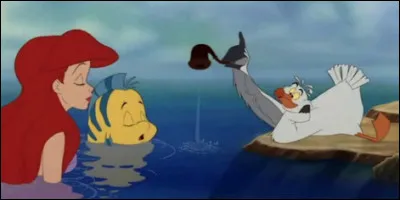 Qui est ce personnage de la série des films Disney "La Petite Sirène", un goéland qui vit sur un rocher, conseiller et défenseur d'Ariel, la petite sirène ?