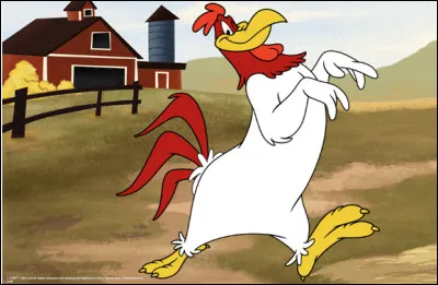Qui est ce personnage de la série Looney Tunes, un coq imposant, gardien et séducteur de son poulailler ?