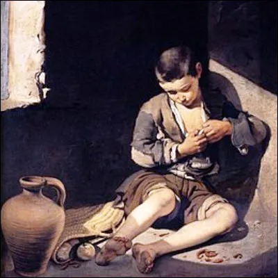 Quel peintre espagnol, chef de file de lécole de Séville, est lauteur de la toile "Le Jeune mendiant" ?