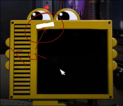 Quel nom est-il écrit sur le papier blanc, dans "Sister Location" ?