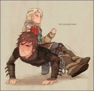 Dans "Dragons 2", comment Astrid décrit-elle Harold ?