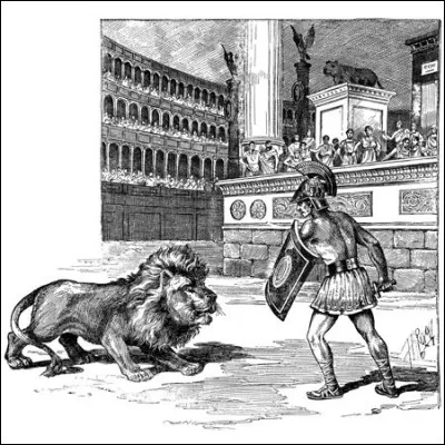 Gladiateur chez les Romains, qui s'occupait des fauves et les combattait !