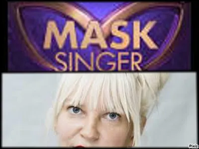 Derrière la star internationale, il s'agissait de la chanteuse Sia !