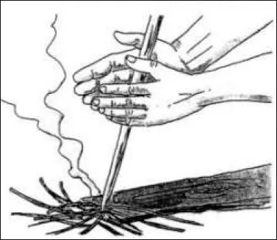 Quel est cette technique pour faire du feu ?
