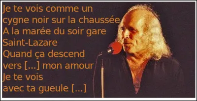 (Nous y voilà, avec les métaphores !)