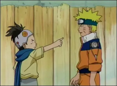Que dit Konoha-Maru quand il se fait frapper par Naruto ?