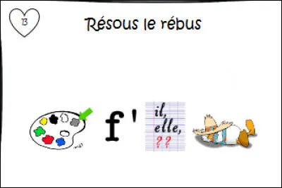 Que veut dire ce rébus ?