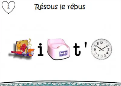 Que veut dire ce rébus ?