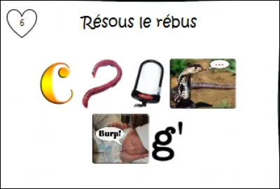 Que veut dire ce rébus ?