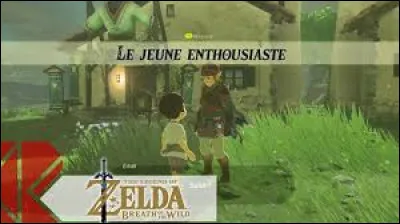 Quelle est l'arme que le petit garçon au village Elimith vous demande de lui apporter en dernier, dans la mission "Le jeune enthousiaste" ?