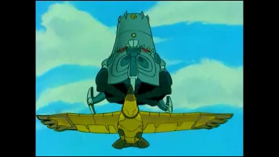 Que se passe-t-il durant le duel aérien entre le Condor et la machine olmèque ?