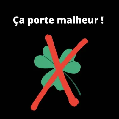 Que ne faut-il pas casser, sous peine d'attirer le malheur ?