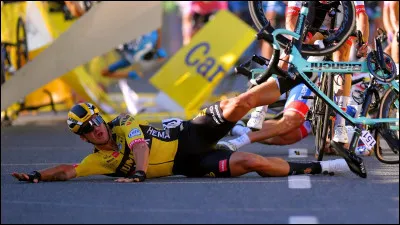 Qui abandonne sur la troisième étape alors qu'il devait devenir maillot à pois à la fin de l'étape ?