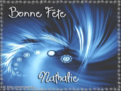 Le 27 : bonne f&ecirc;te Nathalie ! Je rends hommage &agrave; celle qui joua dans "West Side Story" !