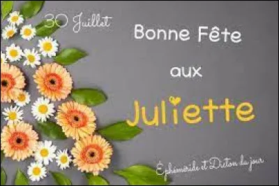 Le 30 juillet, c'est Victor qui ouvre le champagne, avec amour, pour la f&ecirc;te de sa Juliette ! Laquelle ?