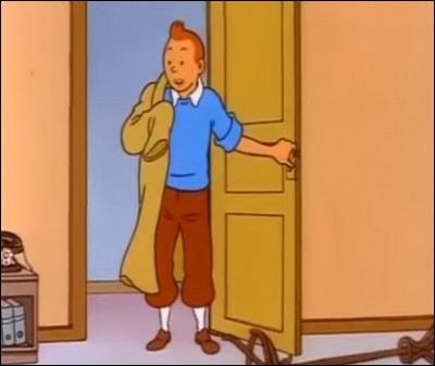 Où se rend Tintin, après avoir découvert le parchemin ?