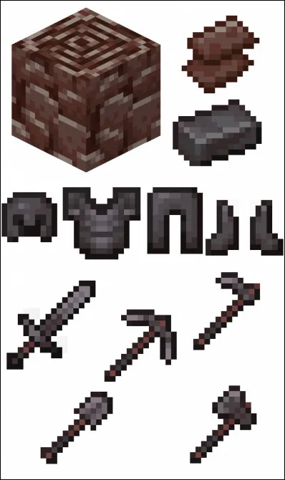 Est-ce qu'il y a une armure en netherite ?