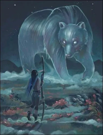 Comment se nomme la vieille femme qui accueille la troupe d'Aliénor à Kulun ? Que raconte-t-elle ?