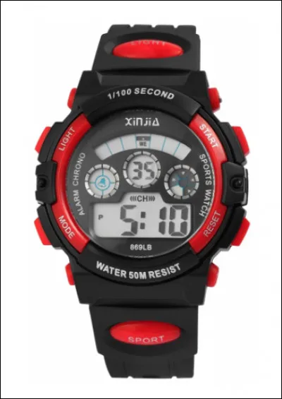 Cette montre est de type analogique.