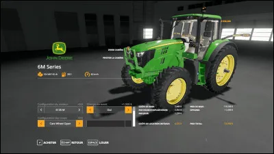 Depuis quel Farming peut-on configurer les v&eacute;hicules ?