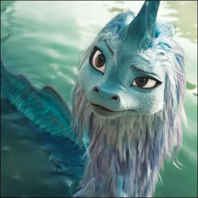 La dragonne bleue du film ne comprend pas pourquoi les hommes se battent entre eux.