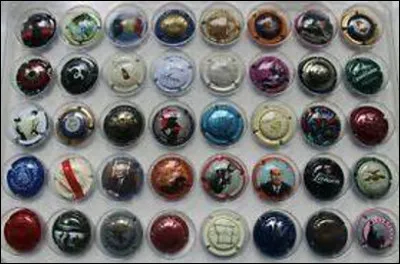 La placomusophilie est l'art de collectionner les plaques de muselet de champagne.