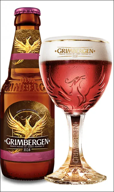 Bière belge rouge :