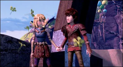 Dans l'épisode "L'Aube de la destruction" Rustik, les jumeaux et Varek reprochent à Harold et Astrid de passer trop de temps ensemble.