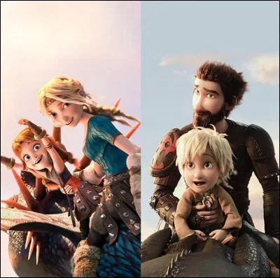 Astrid et Harold ont deux enfants.