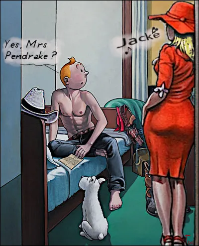 Tintin remplace Dustin Hoffman pour donner la réplique à Faye Dunaway, dans ...