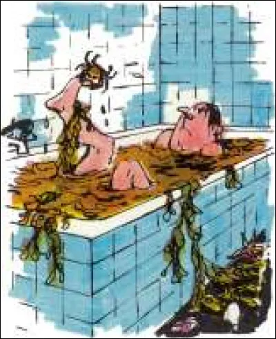 Algue marine que l'on trouve sur les rochers, le varech :