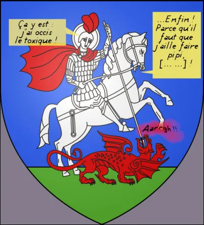 Pauvre destrier ! À mon avis, ce doit être le stress, non ?