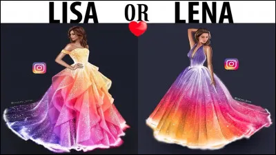 Lisa or Lena ? Quelle photo préfères-tu ?