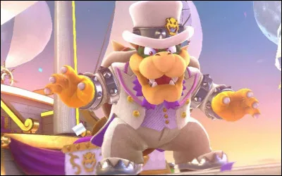 Toujours dans le Pays des Sables, quel est l'objet que Bowser est venu voler ?