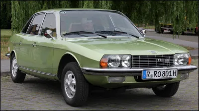 Cette auto est une Audi Ro 80.