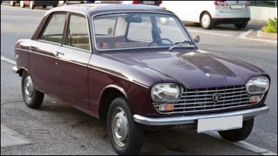 Cette auto est une Peugeot 204.